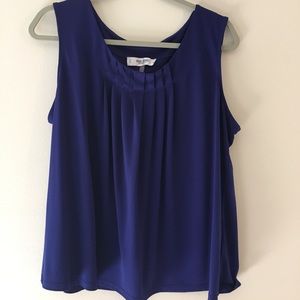 Blue dress sleeveless top